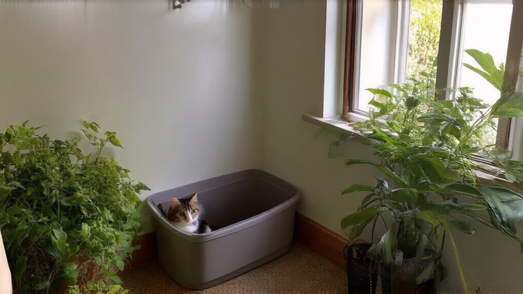 litter box placement matters