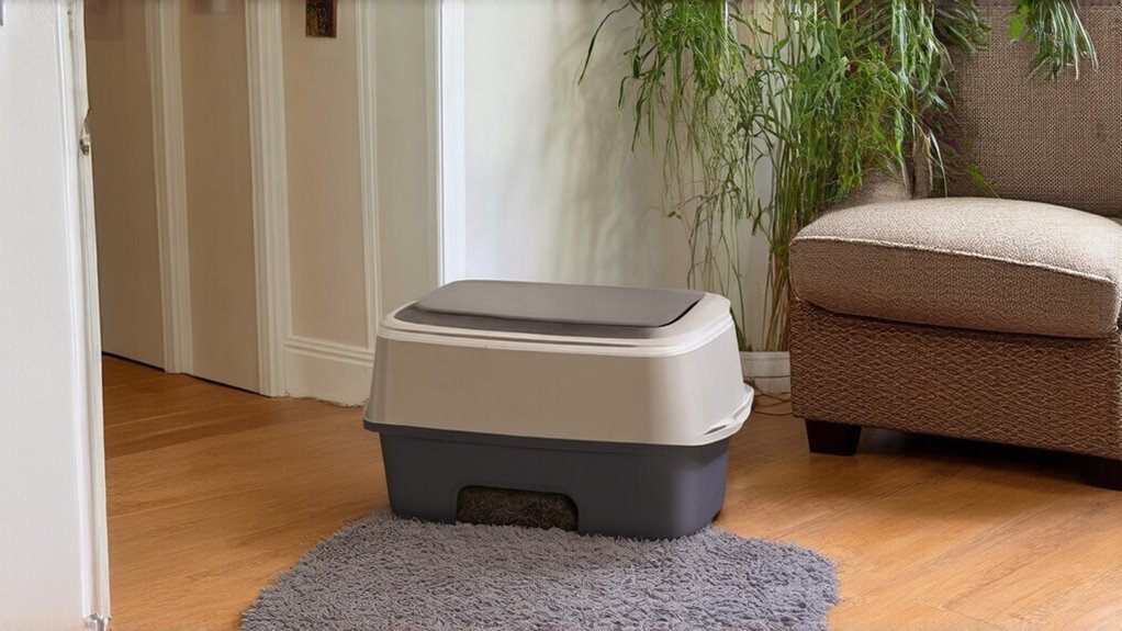 optimal litter box placement