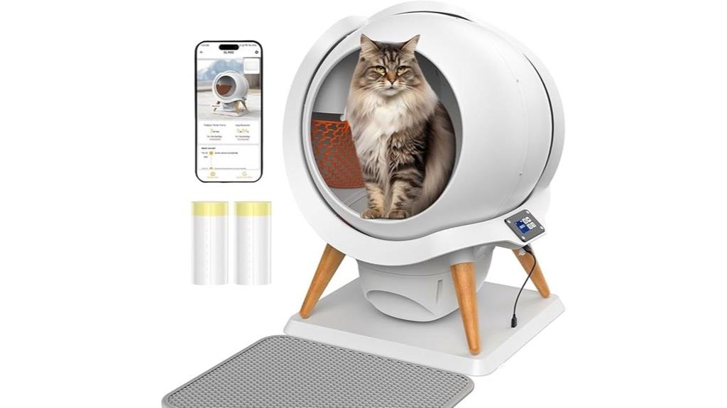 app controlled self cleaning litter