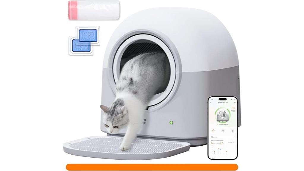 automatic self cleaning litter box