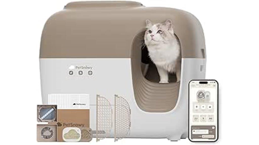 automatic self cleaning litter tray