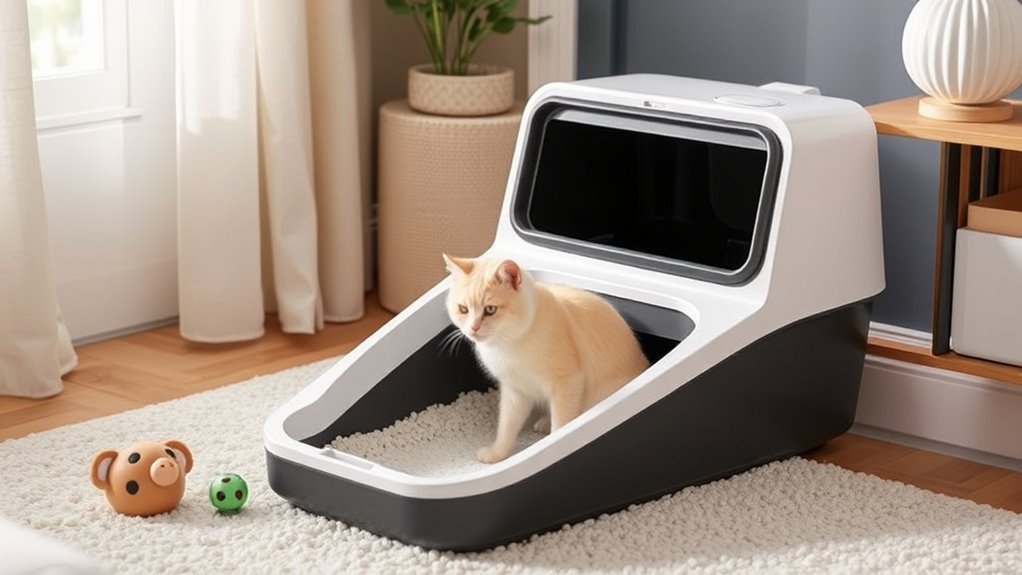 self cleaning cat litter boxes