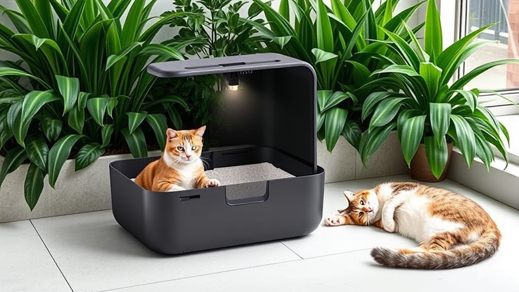 self cleaning litter boxes for cats