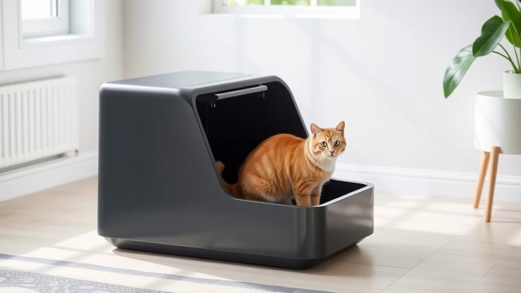 self cleaning litter boxes for large cats