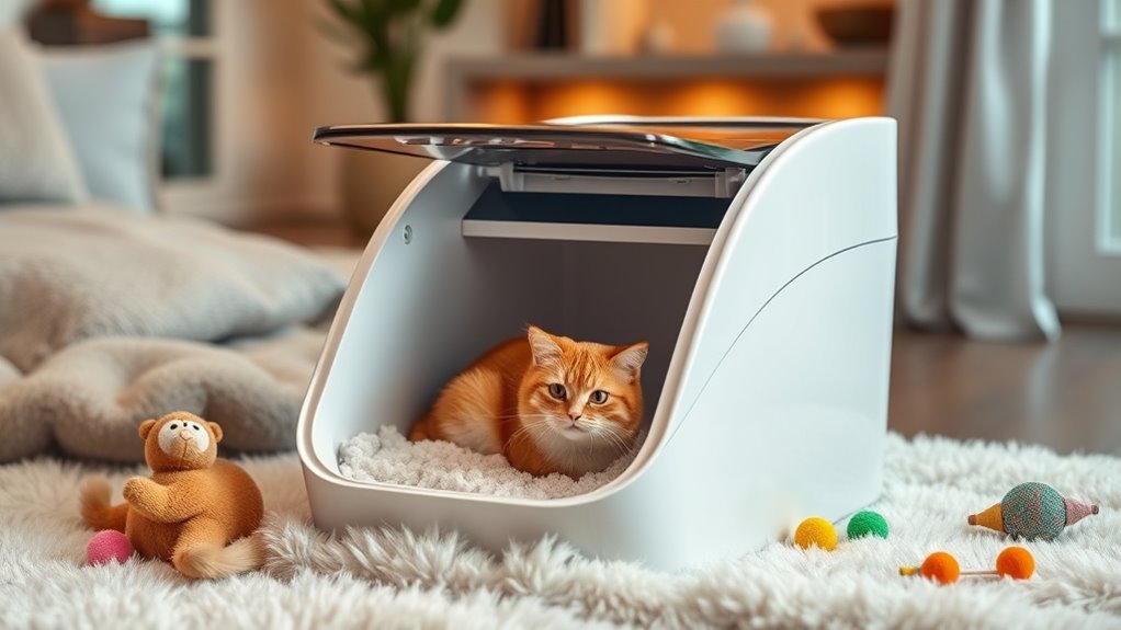 top self cleaning litter boxes
